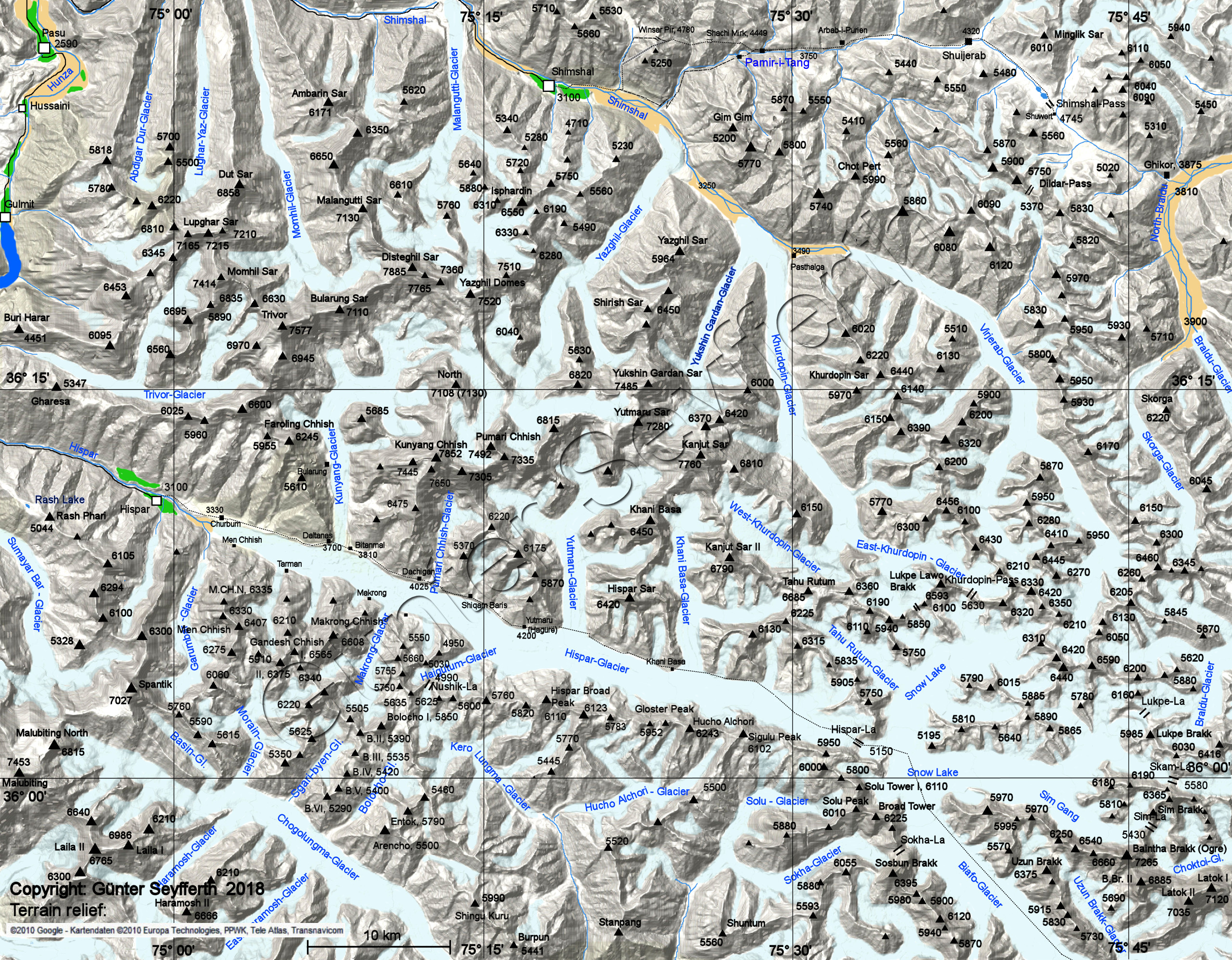 Karakorum - Hispar Muztagh
